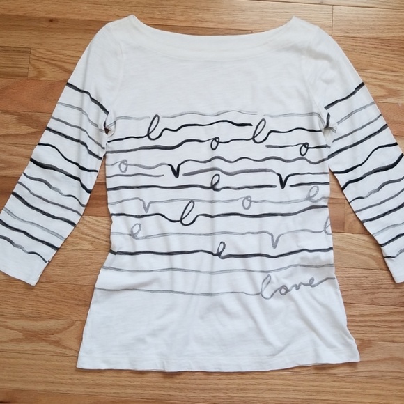 LOFT Tops - Loft Love Cotton Tee